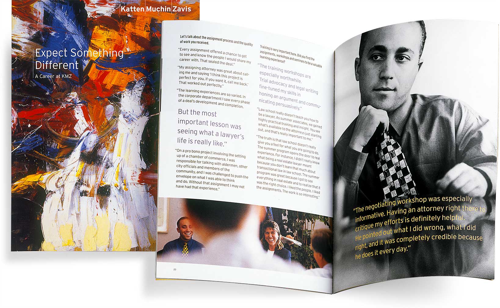 katten-m-zavis_recruiting-book-cover.jpg Art Direction by: Bart Crosby, Crosby Associates